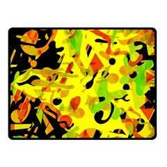 Fire Fleece Blanket (small) by Valentinaart