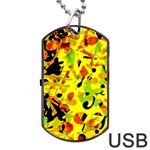 Fire Dog Tag USB Flash (One Side) Front