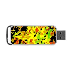 Fire Portable Usb Flash (one Side) by Valentinaart