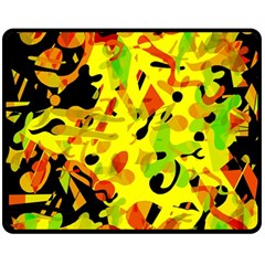 Fire Double Sided Fleece Blanket (medium) 