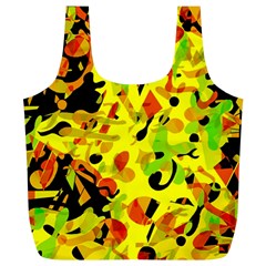 Fire Full Print Recycle Bags (l)  by Valentinaart