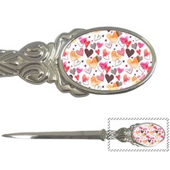 Colorful Cute Hearts Pattern Letter Openers