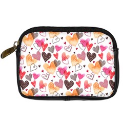 Colorful Cute Hearts Pattern Digital Camera Cases