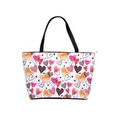 Colorful Cute Hearts Pattern Shoulder Handbags