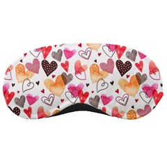 Colorful Cute Hearts Pattern Sleeping Masks