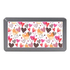 Colorful Cute Hearts Pattern Memory Card Reader (mini)