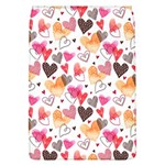 Colorful Cute Hearts Pattern Flap Covers (L)  Front