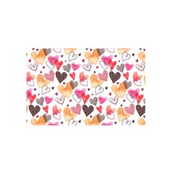 Colorful Cute Hearts Pattern Satin Wrap