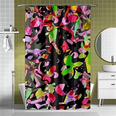 Playful Pother Shower Curtain 48  X 72  (small) 