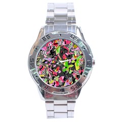 Playful Pother Stainless Steel Analogue Watch