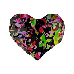 Playful Pother Standard 16  Premium Heart Shape Cushions