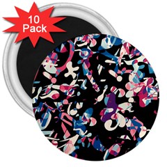 Creative Chaos 3  Magnets (10 Pack)  by Valentinaart