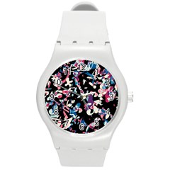 Creative Chaos Round Plastic Sport Watch (m)