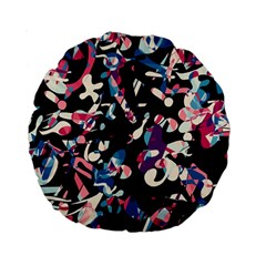 Creative Chaos Standard 15  Premium Round Cushions by Valentinaart