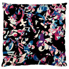 Creative Chaos Standard Flano Cushion Case (one Side) by Valentinaart