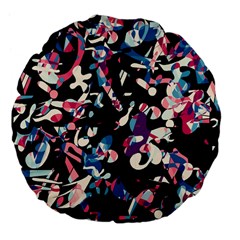 Creative Chaos Large 18  Premium Flano Round Cushions by Valentinaart