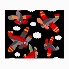 Playful Airplanes  Small Glasses Cloth (2-side)