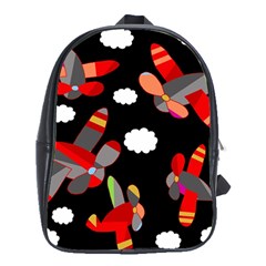 Playful Airplanes  School Bags (xl) 