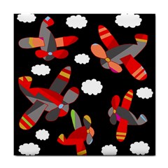 Playful Airplanes  Tile Coasters