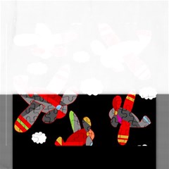 Playful Airplanes  Rectangular Jigsaw Puzzl