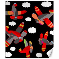 Playful Airplanes  Canvas 20  X 24  