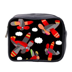 Playful Airplanes  Mini Toiletries Bag 2-side