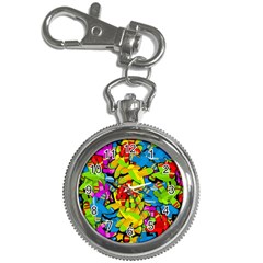 Colorful Airplanes Key Chain Watches by Valentinaart