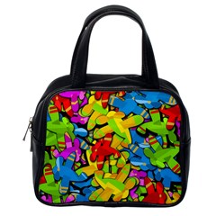 Colorful Airplanes Classic Handbags (one Side)