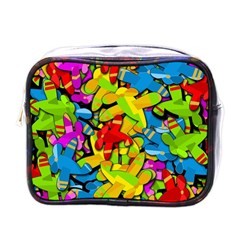 Colorful Airplanes Mini Toiletries Bags