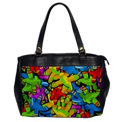 Colorful Airplanes Office Handbags