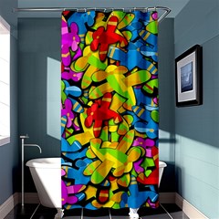 Colorful Airplanes Shower Curtain 36  X 72  (stall)  by Valentinaart