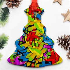 Colorful Airplanes Ornament (christmas Tree)