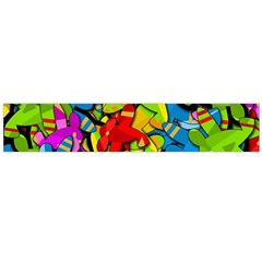 Colorful Airplanes Flano Scarf (large)