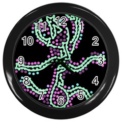 Playful Dots Wall Clocks (black)