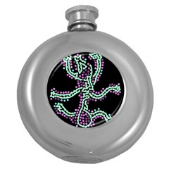 Playful Dots Round Hip Flask (5 Oz)