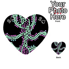 Playful Dots Playing Cards 54 (heart)  by Valentinaart