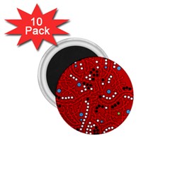 Red Fantasy 1 75  Magnets (10 Pack) 