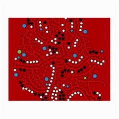 Red Fantasy Small Glasses Cloth (2-side)