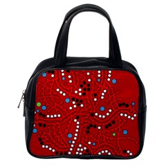 Red Fantasy Classic Handbags (one Side)