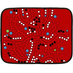 Red Fantasy Fleece Blanket (mini)