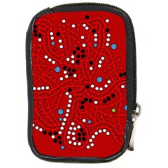 Red Fantasy Compact Camera Cases by Valentinaart