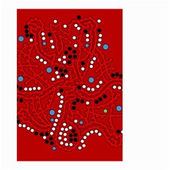 Red Fantasy Small Garden Flag (two Sides)