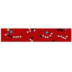 Red Fantasy Flano Scarf (large)