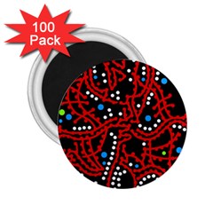 Red Fantasy 2 2 25  Magnets (100 Pack) 