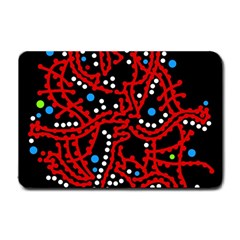 Red Fantasy 2 Small Doormat 