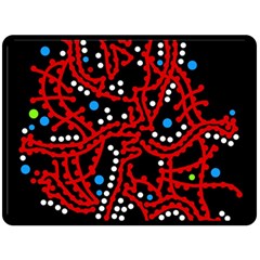 Red Fantasy 2 Fleece Blanket (large) 