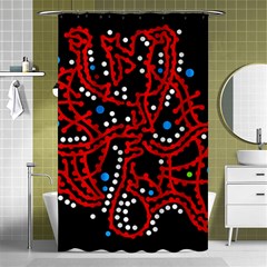 Red Fantasy 2 Shower Curtain 48  X 72  (small) 