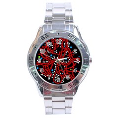 Red Fantasy 2 Stainless Steel Analogue Watch