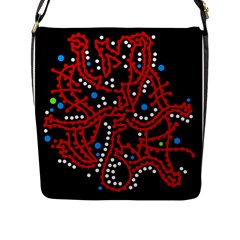 Red Fantasy 2 Flap Messenger Bag (l) 