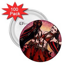 Gemini Tribal Twins 2 25  Buttons (100 Pack) 